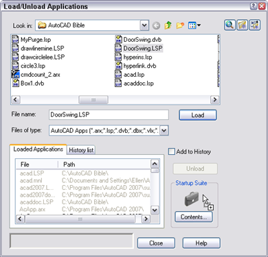 how to use lisp in autocad